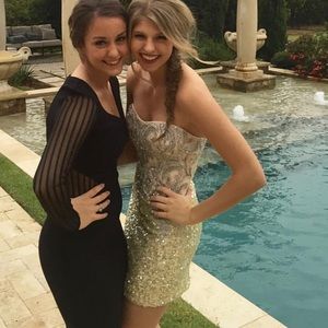 Short beaded dress